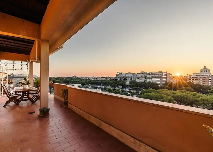 Apartment Eur-motagnola Attico 2bedr 280 Terrace View