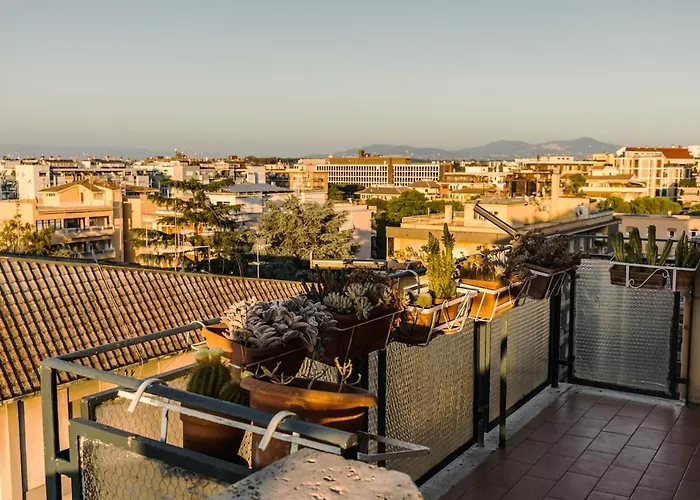 Apartment Eur-motagnola Attico 2bedr 280 Terrace View