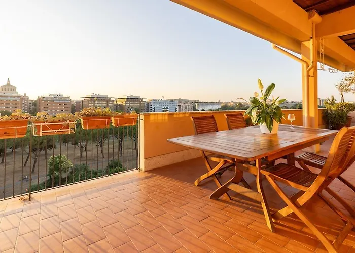Eur-motagnola Attico 2bedr 280 Terrace View *