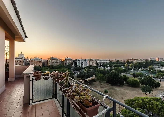 Eur-motagnola Attico 2bedr 280 Terrace View Rom